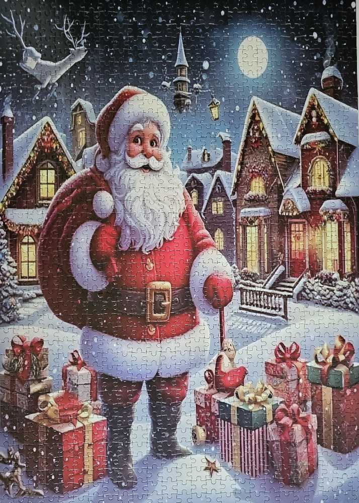 Santa Is In Town  puzzle collectible - Main Image 2