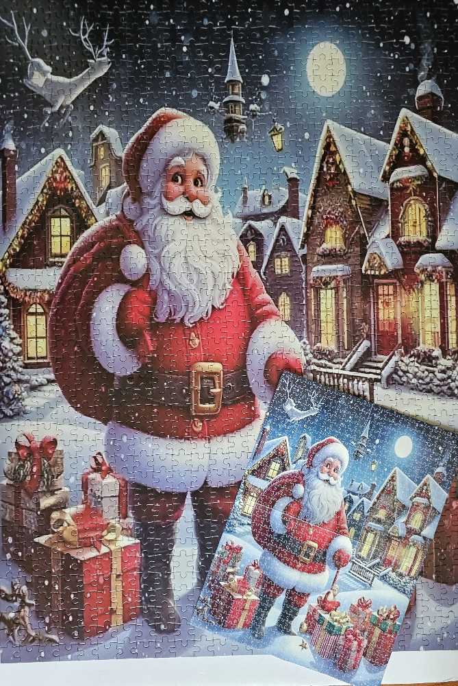 Santa Is In Town  puzzle collectible - Main Image 3