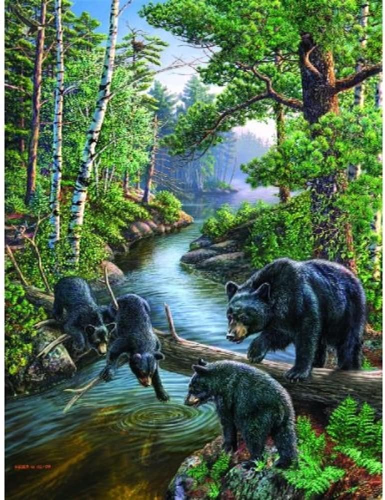 Bear Pause - SunsOut puzzle collectible - Main Image 2