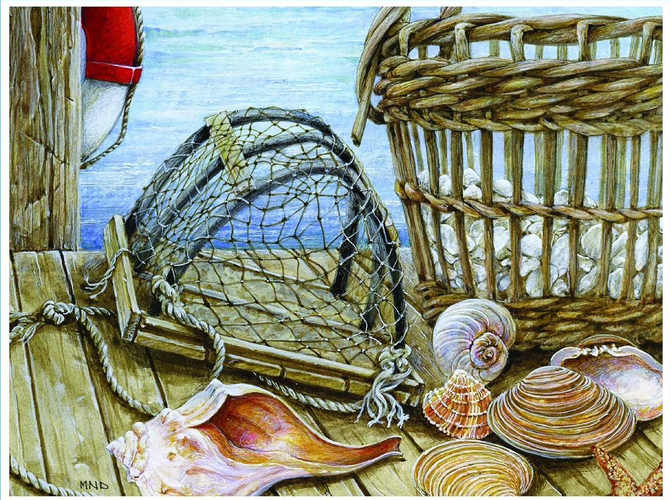 Shells on the Dock - Wellspring puzzle collectible - Main Image 2