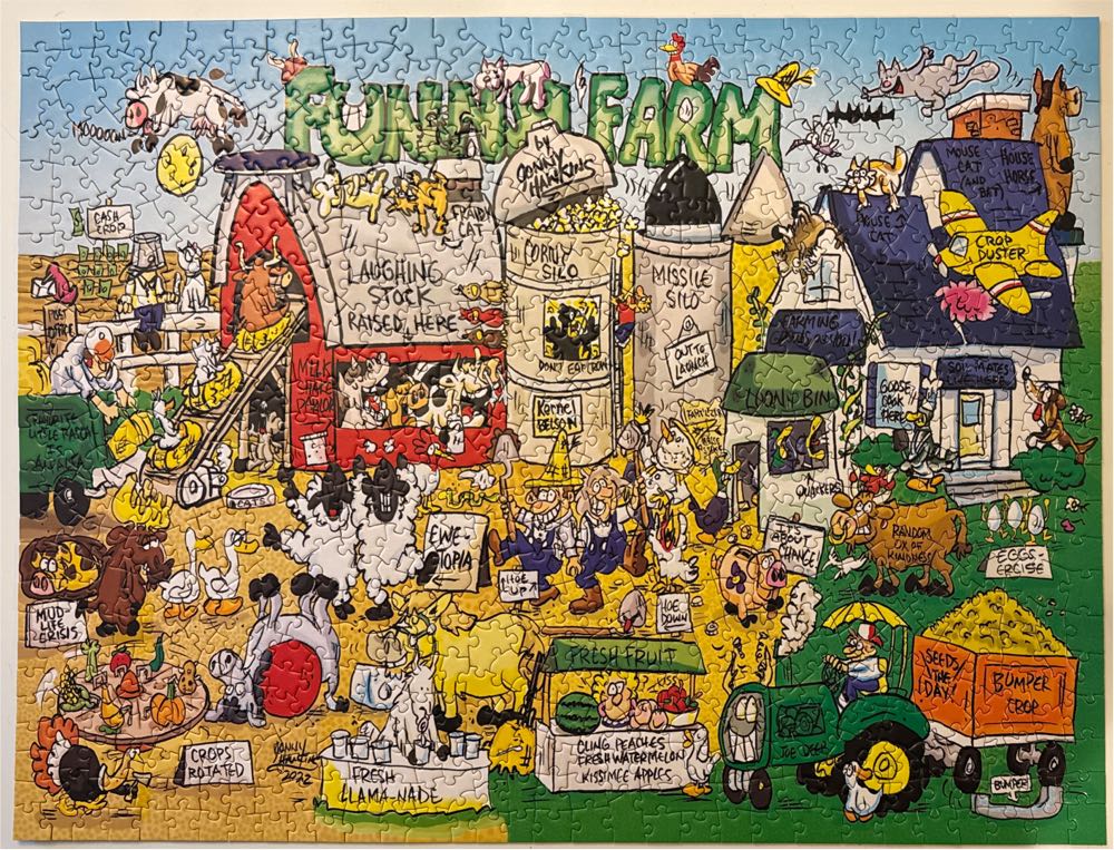 Funny Farm - Masterpieces, Inc. puzzle collectible [Barcode 705988626562] - Main Image 2