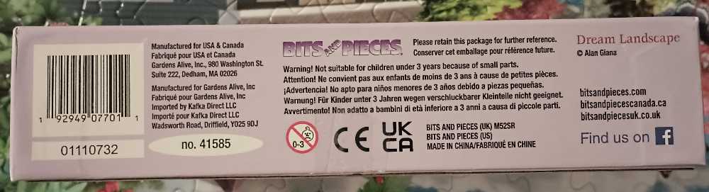 Dream Landscape - Bits & Pieces puzzle collectible [Barcode 192949077011] - Main Image 3