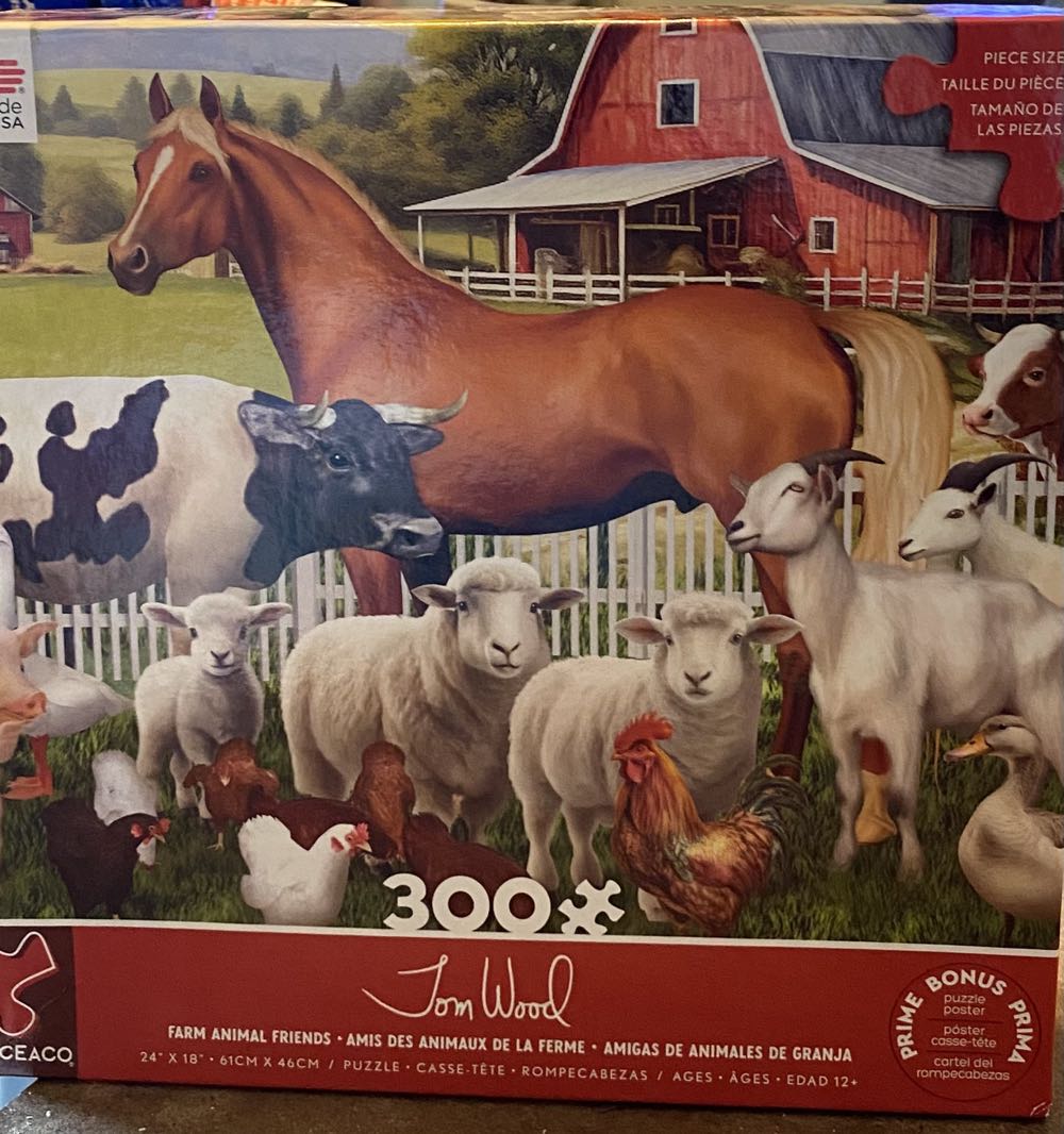 Farm Animal Friends Teresa Lilly  - Ceaco puzzle collectible [Barcode 021081225106] - Main Image 2