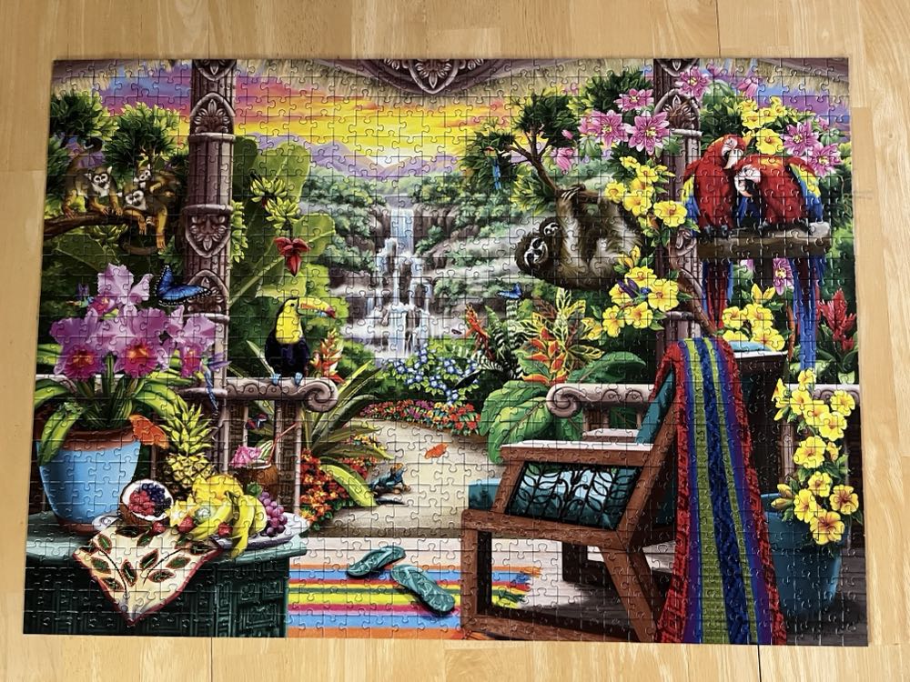 Tropical Retreat 💎 - Wonder Forge puzzle collectible [Barcode 4050368100610] - Main Image 2