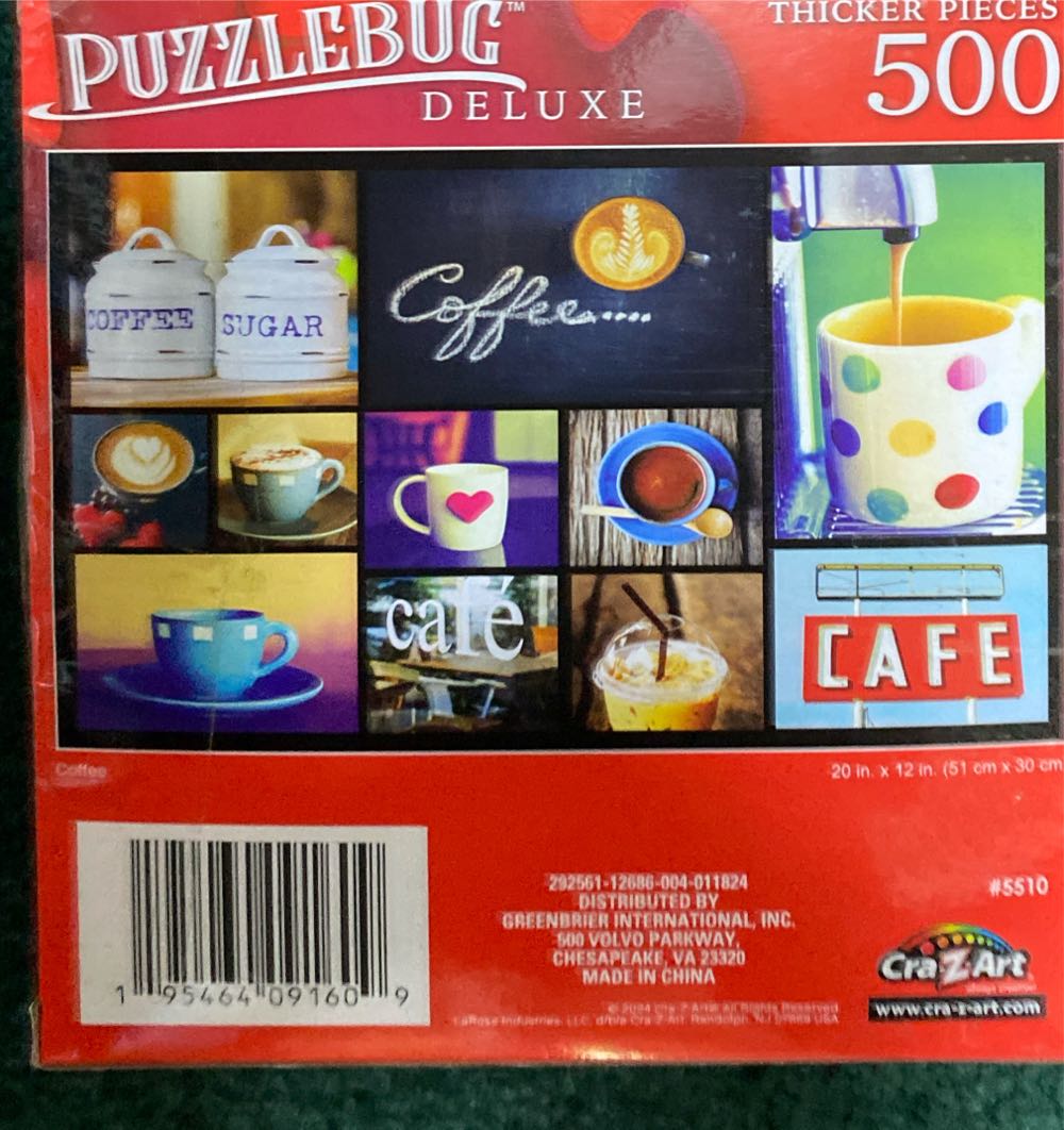 Coffee - Puzzlebug Deluxe puzzle collectible [Barcode 195464091609] - Main Image 2