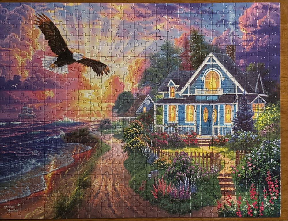 Coastal Home — Completed - Rose Art 🇺🇸 puzzle collectible [Barcode 4895145444804] - Main Image 2