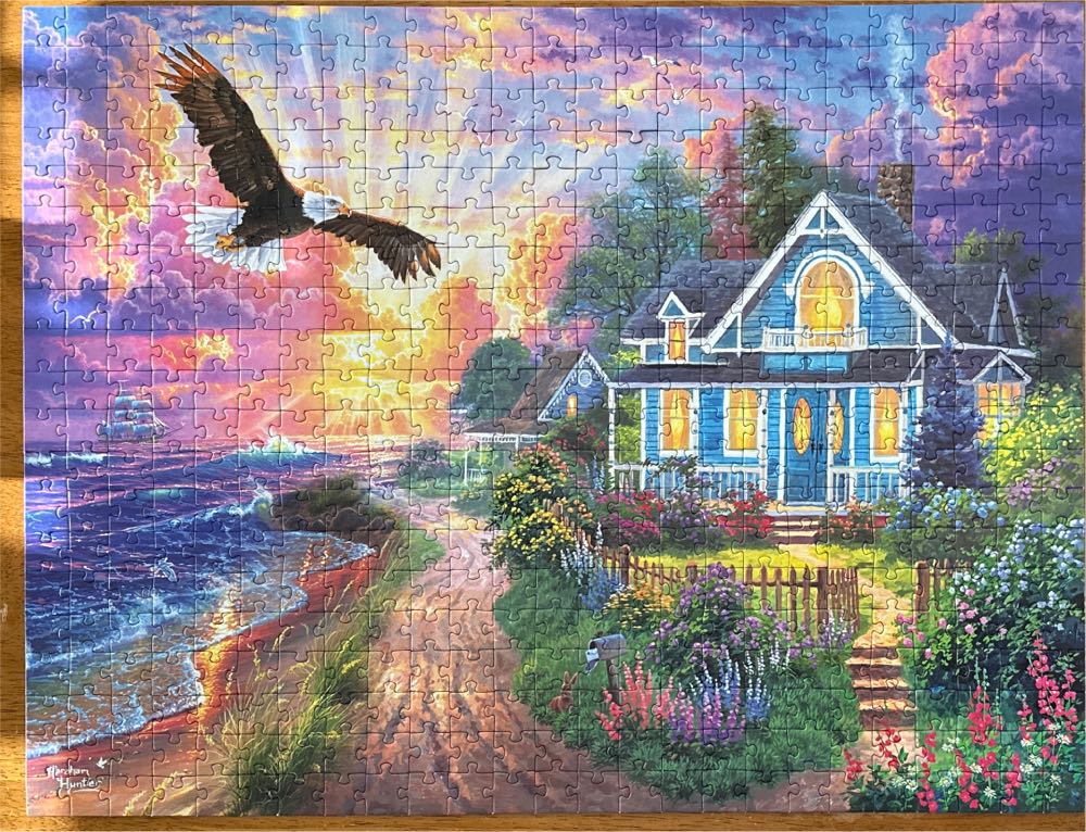 Coastal Home — Completed - Rose Art 🇺🇸 puzzle collectible [Barcode 4895145444804] - Main Image 3