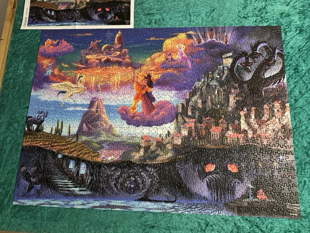 Thomas Kinkade: Hercules - Ceaco / Thomas Kinkade puzzle collectible [Barcode 021081311465] - Main Image 2