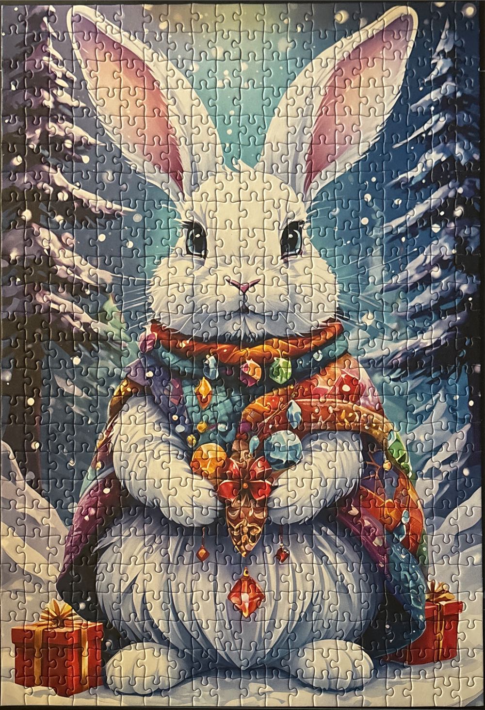 Winter Bunny - Bluebird Puzzle puzzle collectible [Barcode 3663384908057] - Main Image 2