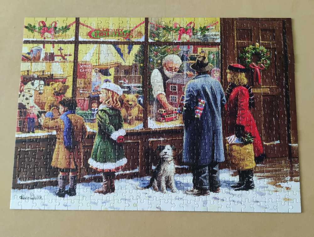 The Christmas Window (Petra Lenen) - Falcon de luxe puzzle collectible [Barcode 8710126112717] - Main Image 2