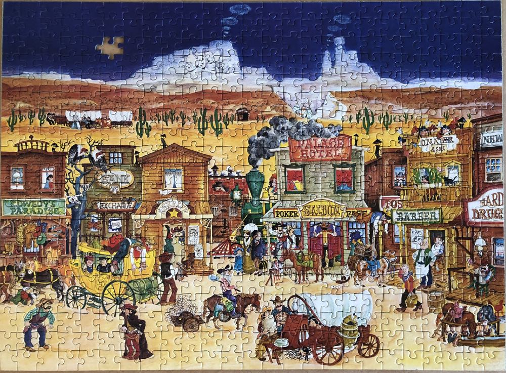The Wild West - Ravensburger puzzle collectible - Main Image 2