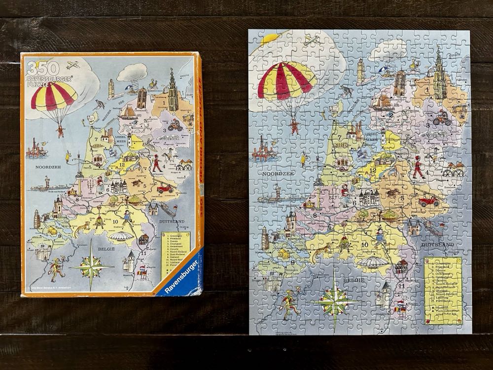 Map Of The Netherlands - Ravenburgers puzzle collectible [Barcode 4005556136025] - Main Image 3