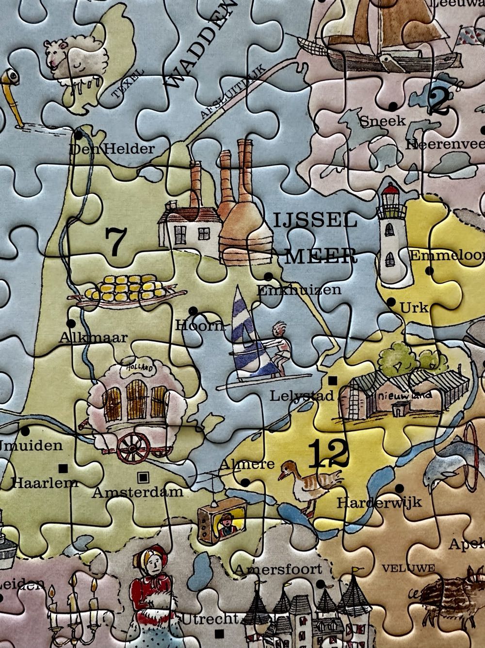 Map Of The Netherlands - Ravenburgers puzzle collectible [Barcode 4005556136025] - Main Image 4