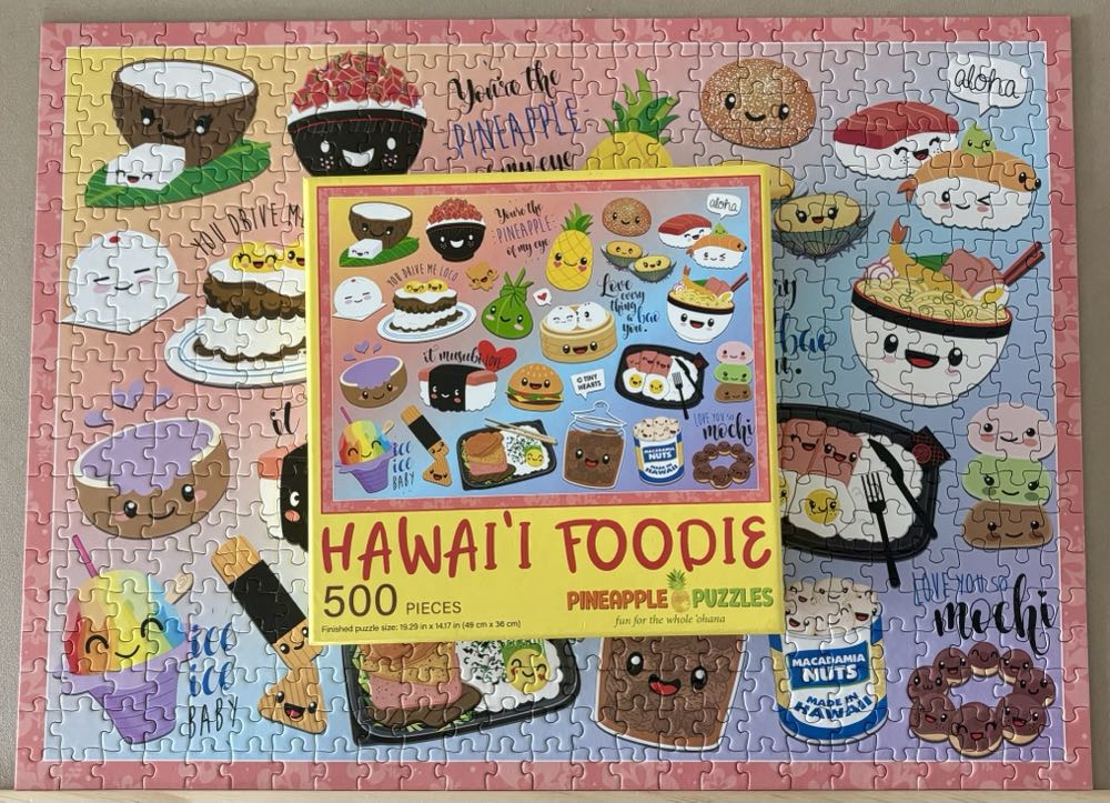 Hawaii Foodie Jigsaw - Pineapple Puzzles puzzle collectible [Barcode 9781949000238] - Main Image 3