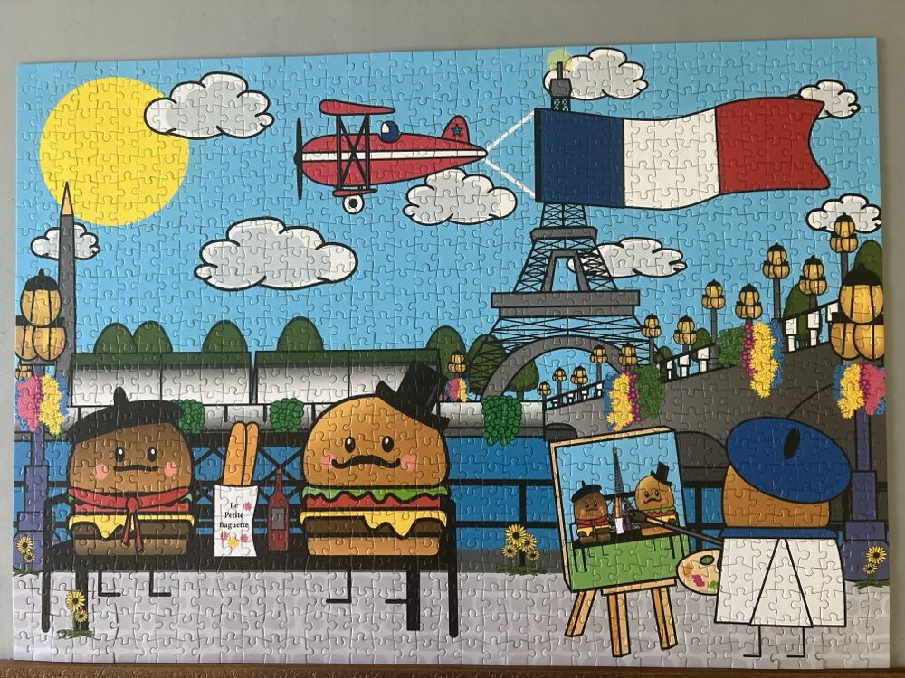 Mister Burgerman Paris - Sunshine Puzzles puzzle collectible [Barcode 4262492920020] - Main Image 2