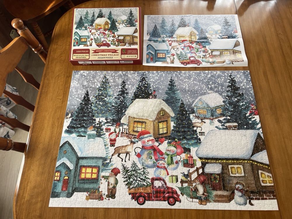 Christmas Village - Jigsaw Puzzle puzzle collectible - Main Image 2