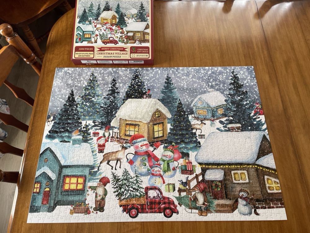 Christmas Village - Jigsaw Puzzle puzzle collectible - Main Image 3