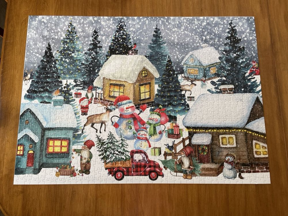 Christmas Village - Jigsaw Puzzle puzzle collectible - Main Image 4