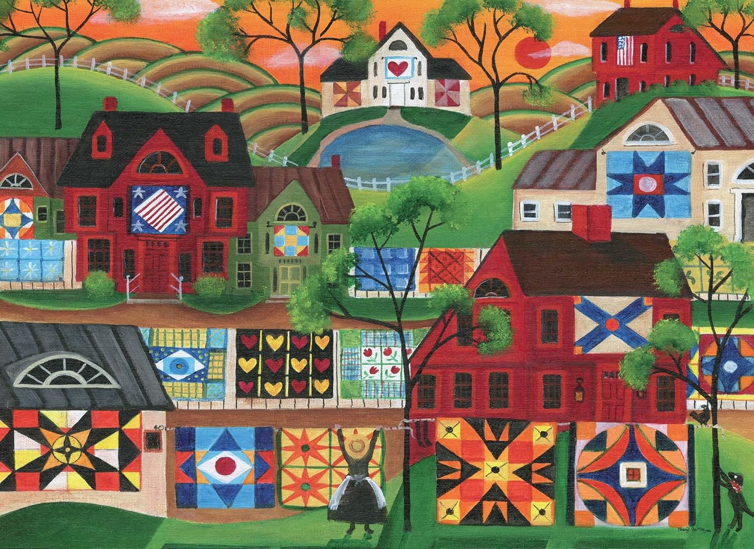 Mama’s Colorful Quilts - From Nannie 🐝 - Crown point graphics puzzle collectible - Main Image 2