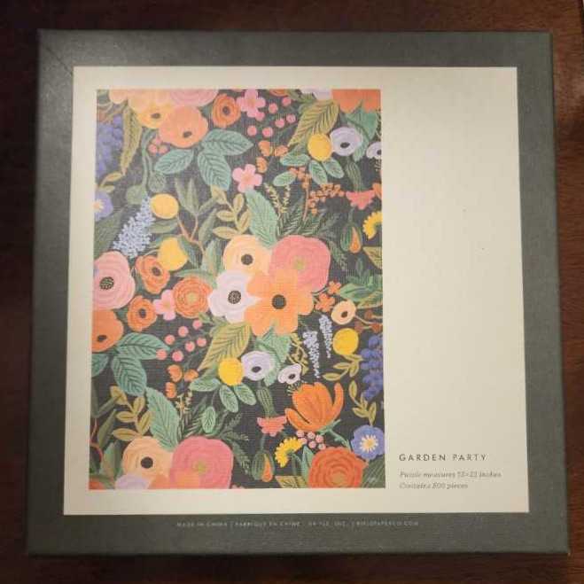 Garden Party Puzzle✅ - Rifle Paper Company puzzle collectible - Main Image 2