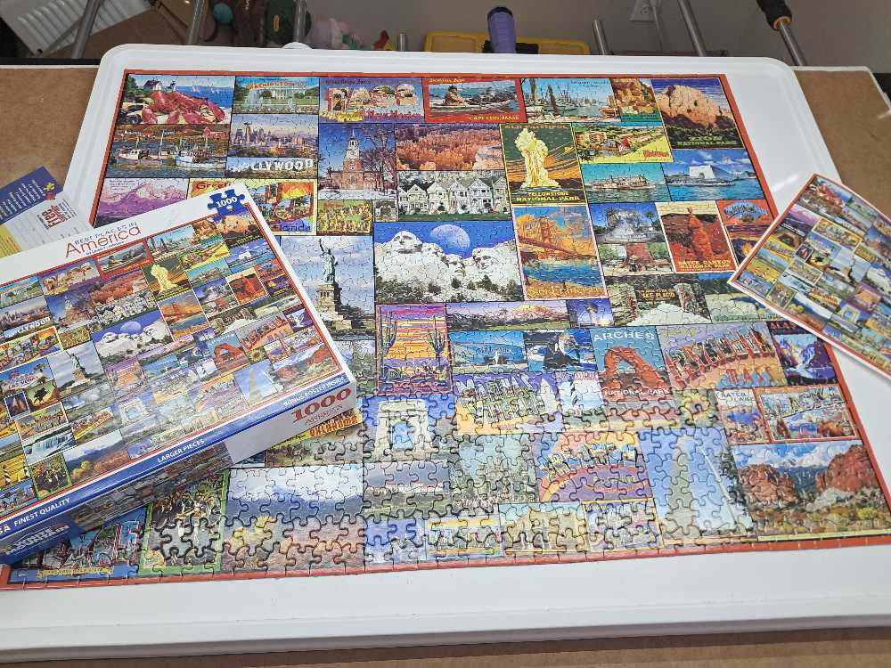 Best Places in America - White Mountain puzzle collectible - Main Image 3