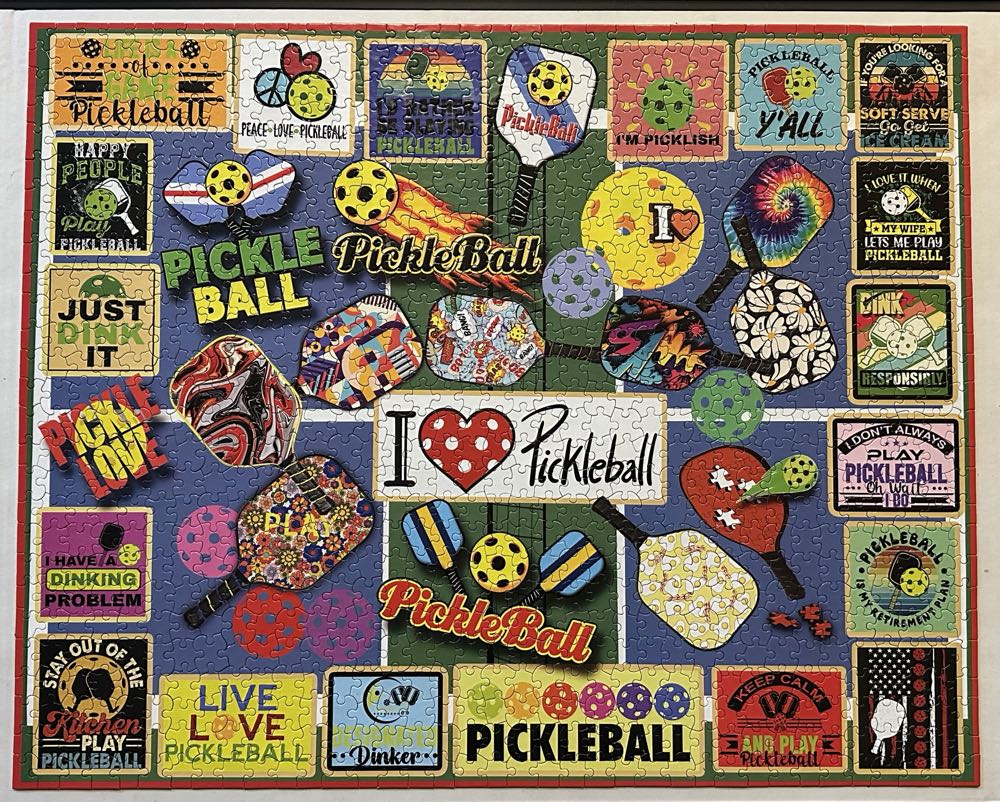 Pickleball🧩 - White Mountain puzzle collectible - Main Image 2
