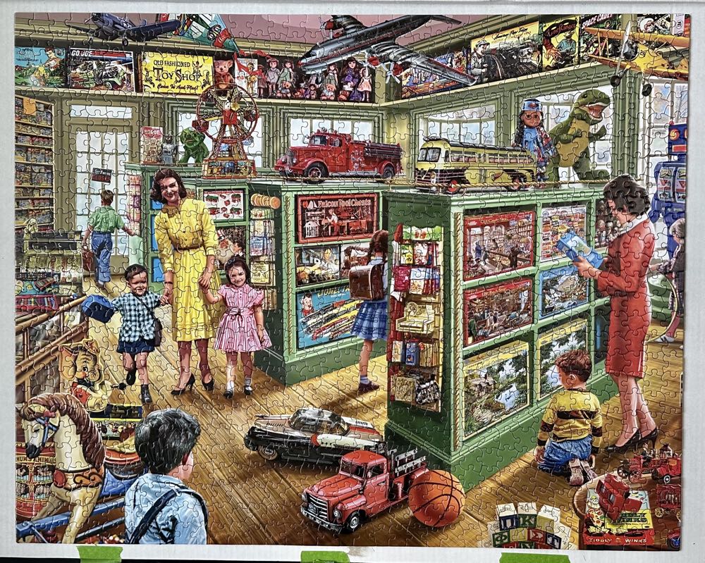 The Toy Store - White Mountain puzzle collectible - Main Image 2