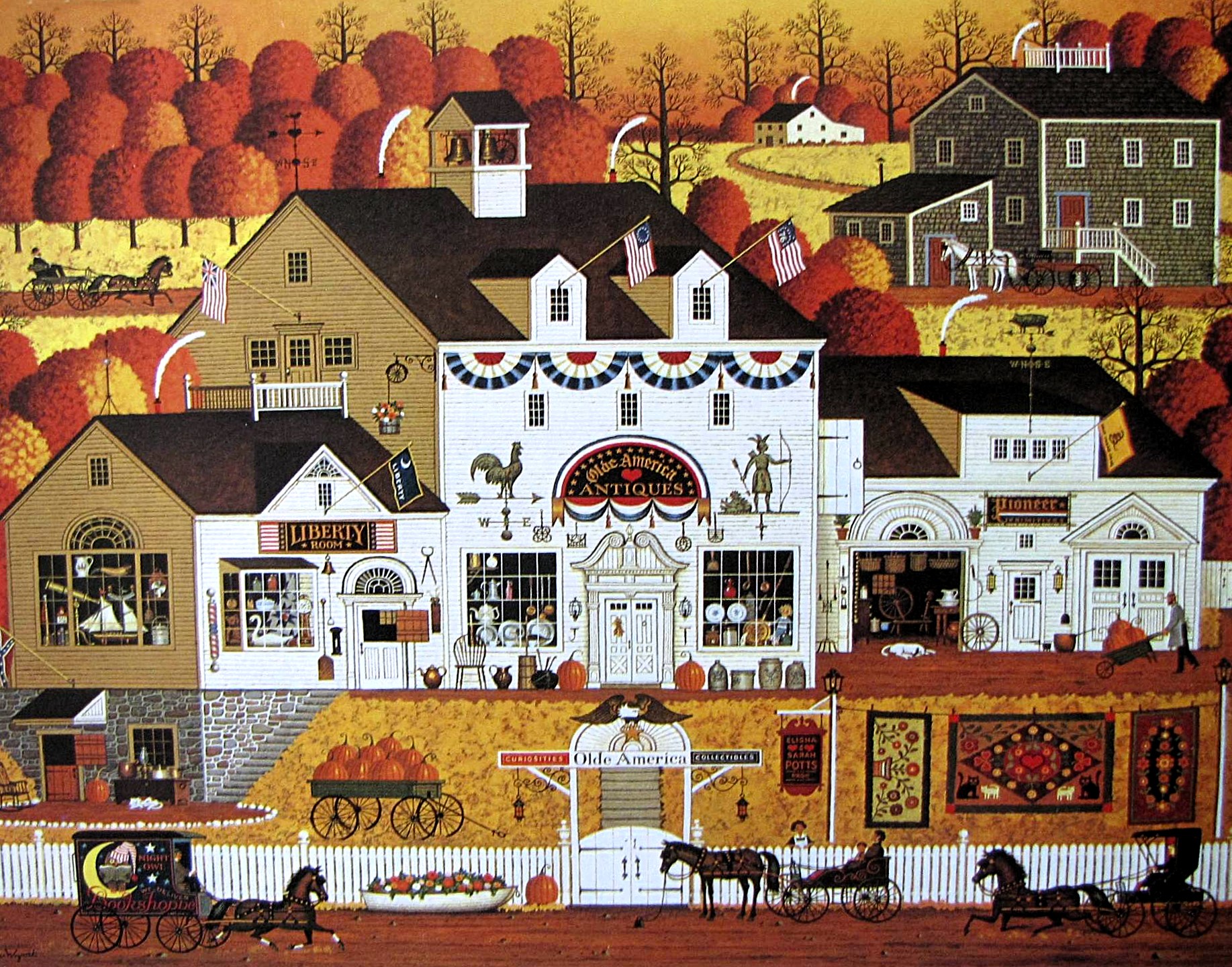 Olde Country Shoppes (BAV) NFT - Milton Bradley puzzle collectible - Main Image 2