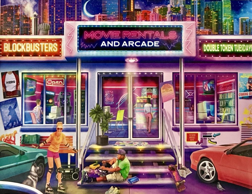 Color Palette Snack Size : Movie Rentals & Arcade • - Rose Art puzzle collectible [Barcode 4895145425391] - Main Image 2