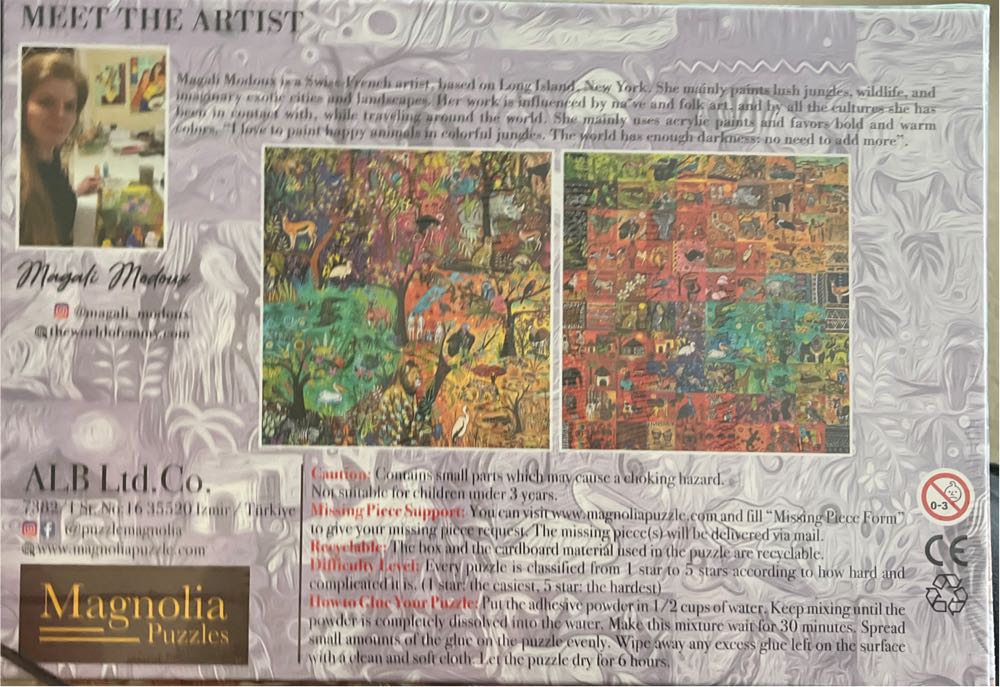 Rainbow Safari - Magnolia puzzle collectible [Barcode 8699375068559] - Main Image 2