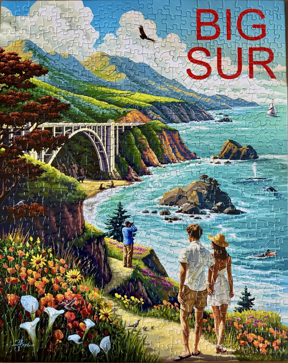 Big Sur - Boardwalk Puzzle Company puzzle collectible [Barcode 671095006156] - Main Image 2
