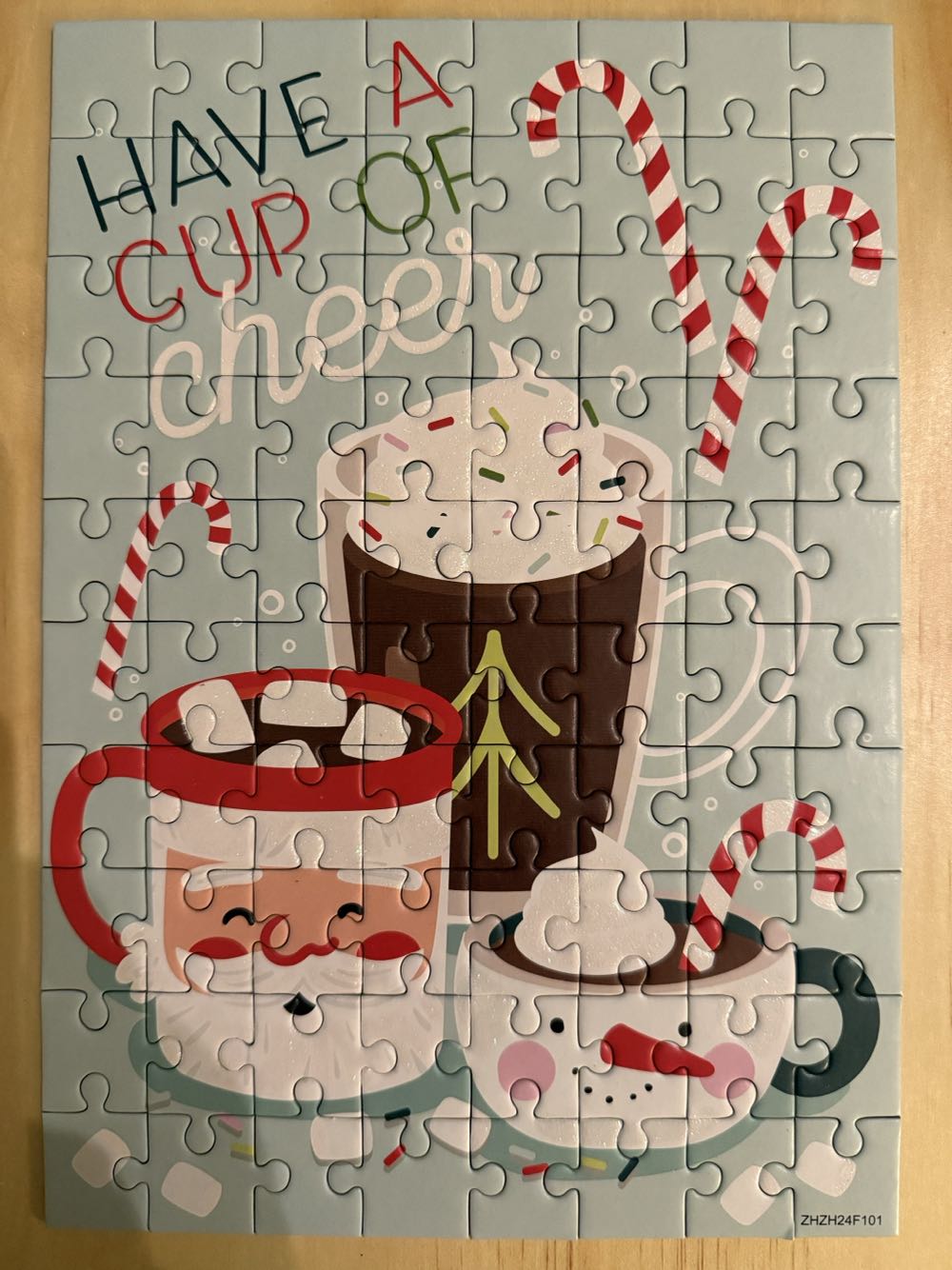 Advent Christmas Bear Cover - Aldi puzzle collectible [Barcode 4061463736895] - Main Image 3