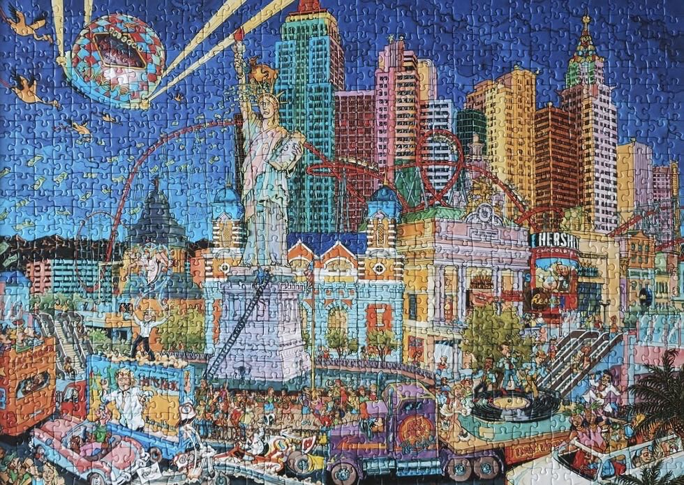 🌫️Cities Of The World Las Vegas🇨🇦 - Ravensburger puzzle collectible [Barcode 4005555011682] - Main Image 3