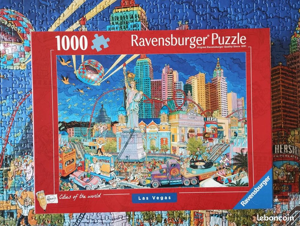 🌫️Cities Of The World Las Vegas🇨🇦 - Ravensburger puzzle collectible [Barcode 4005555011682] - Main Image 4