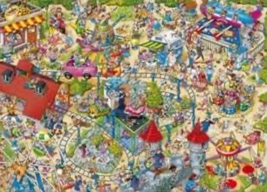 Holiday Resort 4 - The Amusement Park - Ravensburger puzzle collectible [Barcode 4005555011651] - Main Image 2