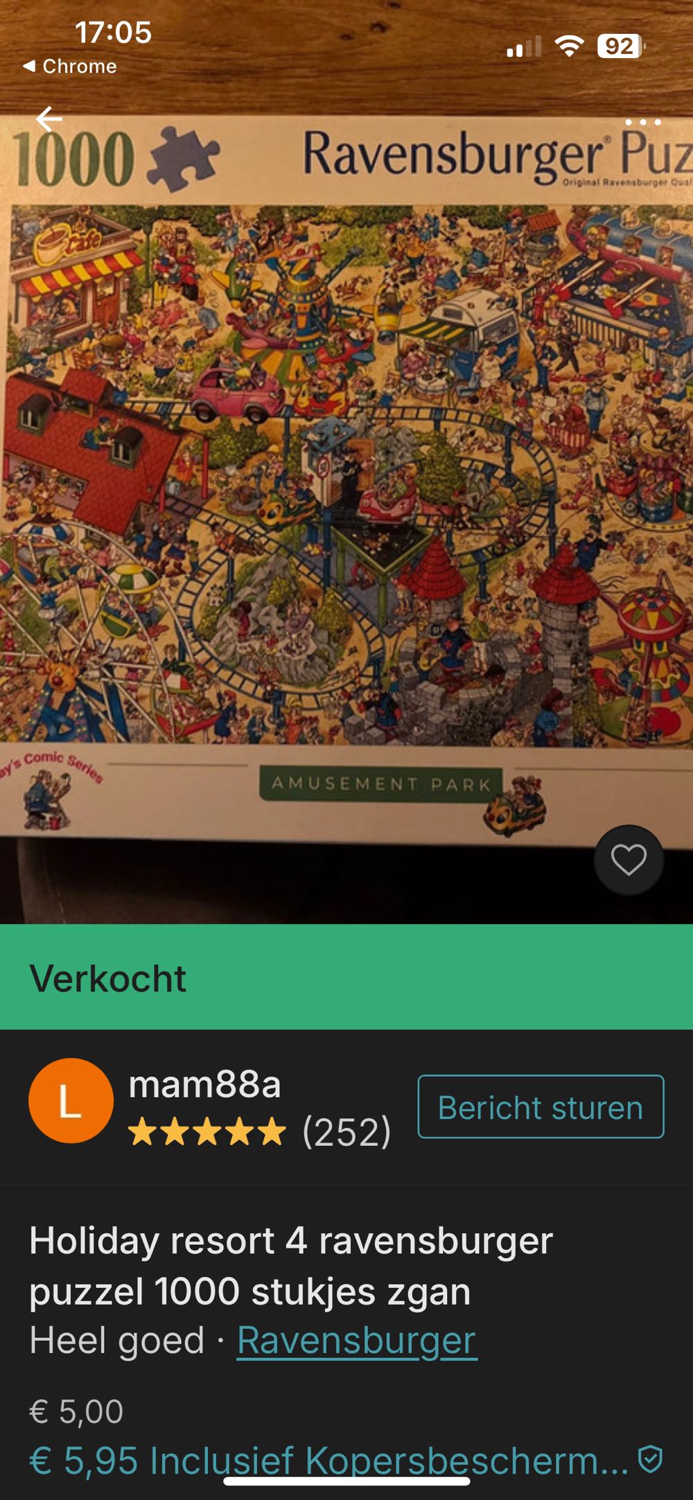 Holiday Resort 4 - The Amusement Park - Ravensburger puzzle collectible [Barcode 4005555011651] - Main Image 4