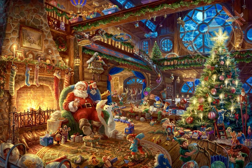 12 Days of Christmas 3 : Santa’s Workshop - Ceaco puzzle collectible [Barcode 021081380072] - Main Image 2