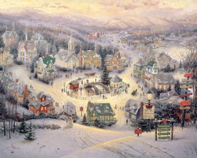 12 Days of Christmas 11 : St Nicholas Circle - Ceaco puzzle collectible [Barcode 021081380072] - Main Image 2