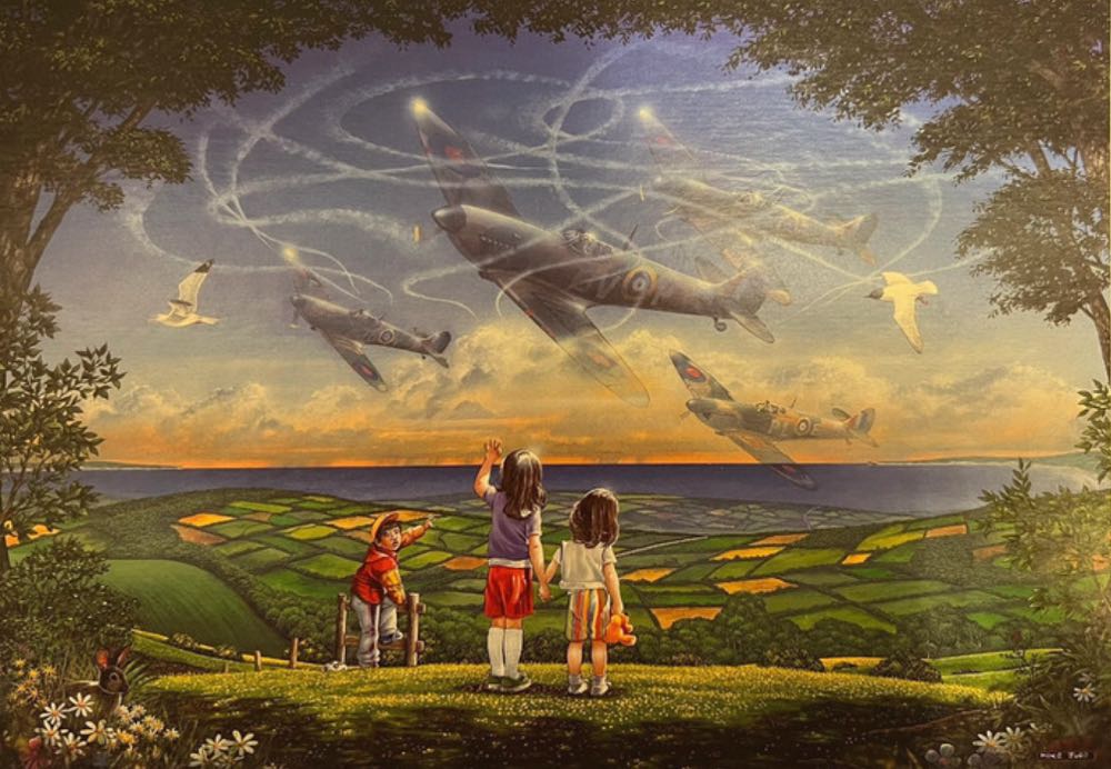 Silent Skies Friends In High Places - Falcon de luxe puzzle collectible [Barcode 8710126150252] - Main Image 2