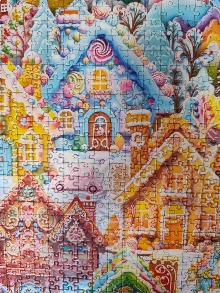 Colorful Cookietown Night - Alipson Puzzle puzzle collectible [Barcode 3770001501376] - Main Image 4