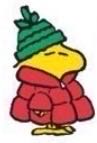 Peanuts Holiday : Woodstock in His Jacket - Rose Art puzzle collectible [Barcode 4895145457187] - Main Image 2