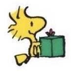 Peanuts Holiday : Woodstock with a Gift - Rose Art puzzle collectible [Barcode 4895145457187] - Main Image 2