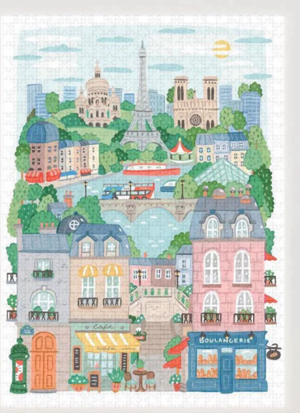 Paris by Hoglet&Co - La Petit Epiterie puzzle collectible [Barcode 7863126678323] - Main Image 2