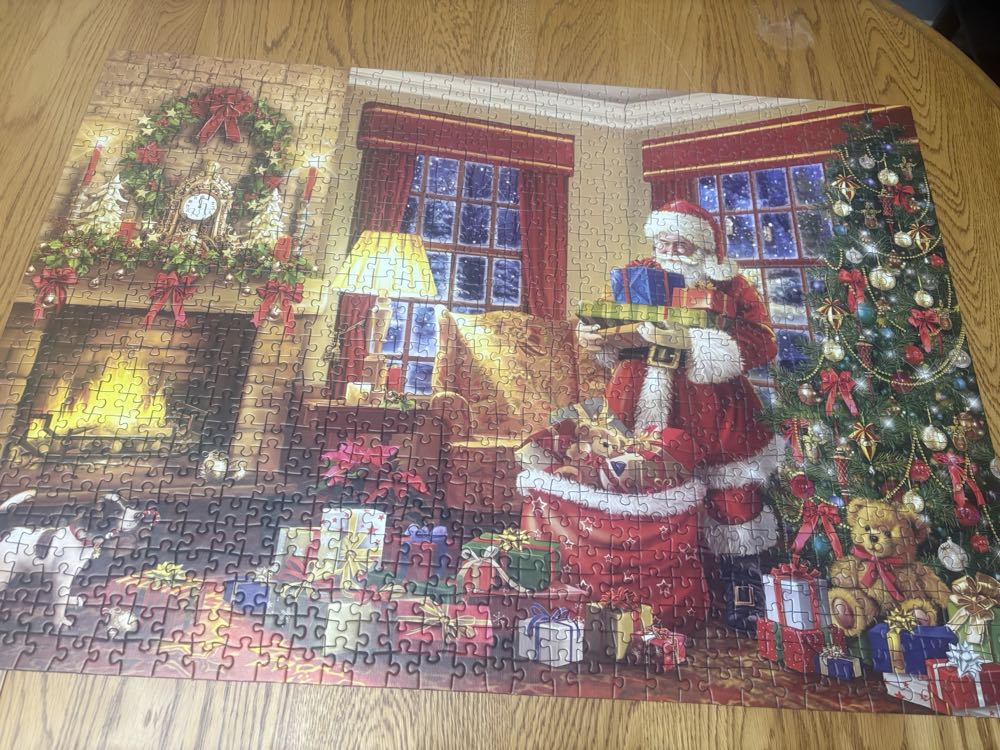 Santa’s Visit - Clementoni 🇺🇸 puzzle collectible [Barcode 8005125814978] - Main Image 3