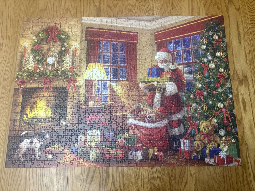 Santa’s Visit - Clementoni 🇺🇸 puzzle collectible [Barcode 8005125814978] - Main Image 4