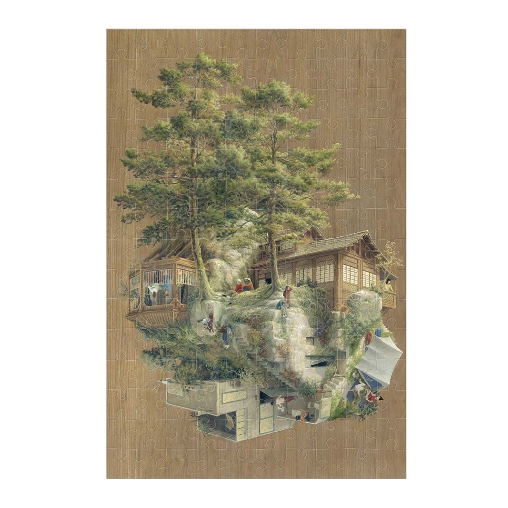 Londji Micropuzzle - Japanese Rock - Londji puzzle collectible [Barcode 8436580422857] - Main Image 2