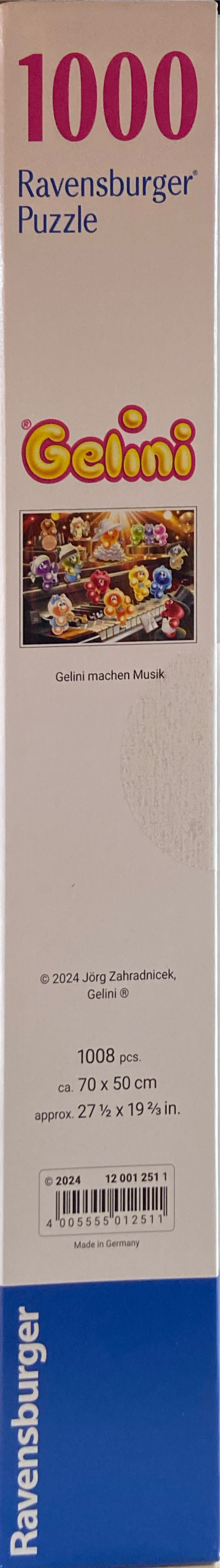 Gelini - Making Music-SOLD - Ravensburger puzzle collectible [Barcode 4005555012511] - Main Image 2