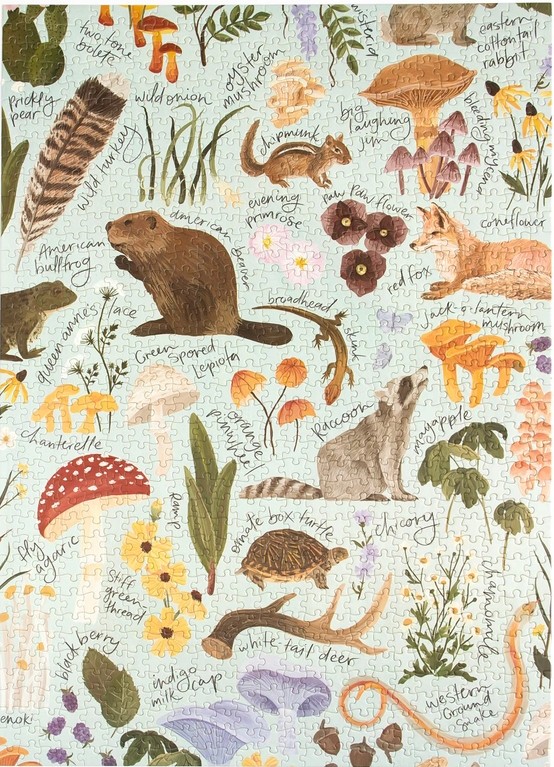 Flora and Fauna (UV) 🧩 - 1Canoe2 puzzle collectible - Main Image 2