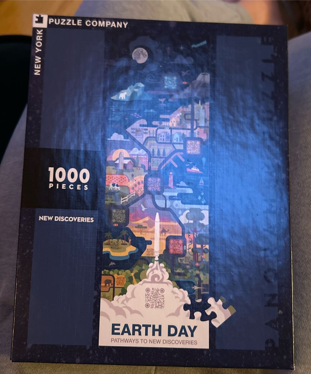 Earth Day: Pathways To New Discoveries - New York Puzzle Co. puzzle collectible [Barcode 840291700841] - Main Image 2