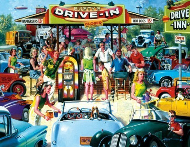 Rustys Diner - SunsOut puzzle collectible [Barcode 796780285897] - Main Image 2